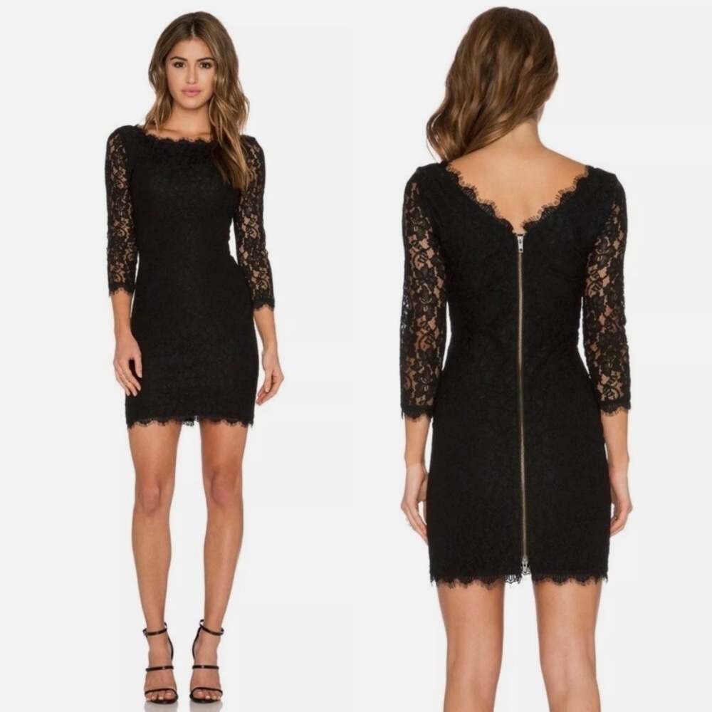 Diane Von Furstenberg Zarita Lace Dress Size 4